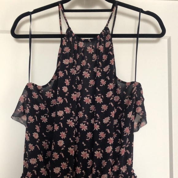 Joie Jael Jumpsuit in Midnight Floral in Color: Midnight - Picture 7 of 13